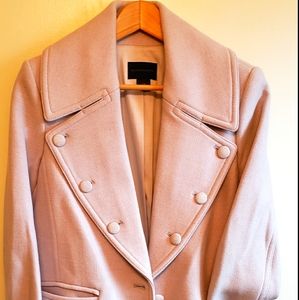 Club Monaco Light Pink Outer Coat Size: L
